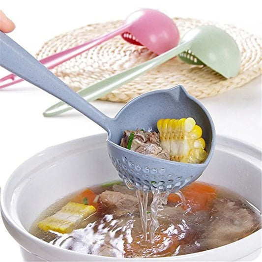 Long Handle 2 In 1 Spoon
