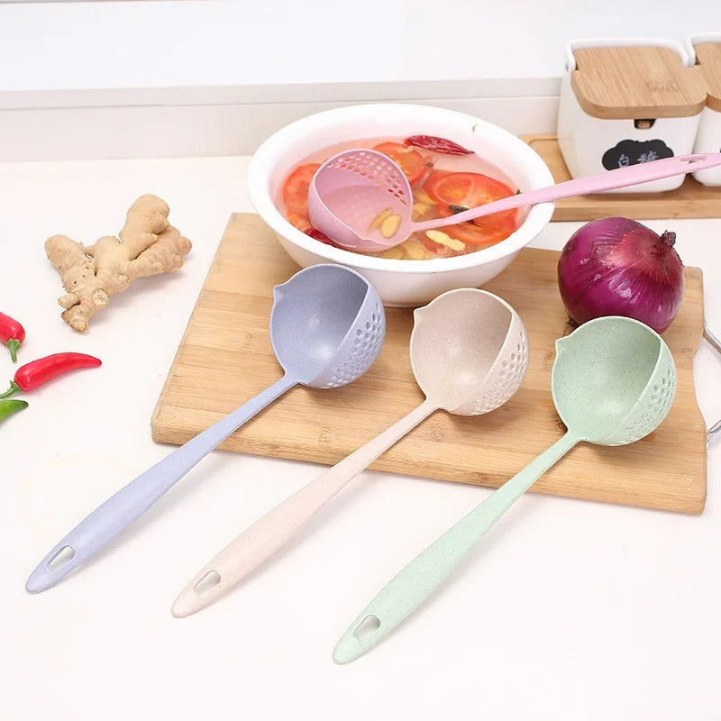 Long Handle 2 In 1 Spoon