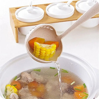 Long Handle 2 In 1 Spoon