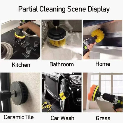 Drill Brush Scrubber Kit