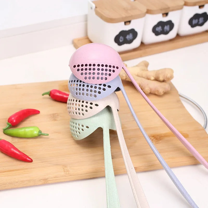 Long Handle 2 In 1 Spoon