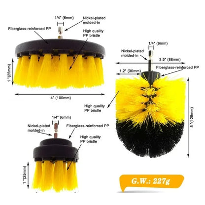 Drill Brush Scrubber Kit